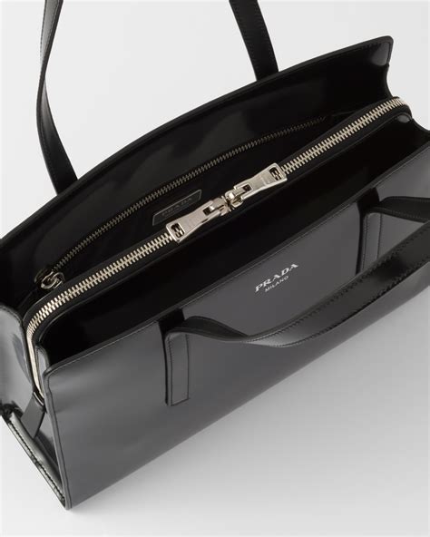 prada re-edition 1995 brushed-leather medium handbag